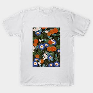 mandarines, fresh fruits pattern T-Shirt